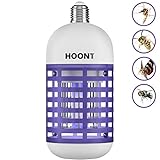 Hoont Electric Indoor Bug Zapper Bulb Killer Catcher Trap – Fits All Standard Bulb Sockets - Covers 500 Sq. Ft. / Fly Killer, Insect Killer, Mosquito Killer – For Residential and Commercial [UPGRADED]