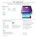HP Sprocket Portable Photo Printer, Print Social Media Photos on 2x3 Sticky-Backed Paper - Purple (Z9L25A)
