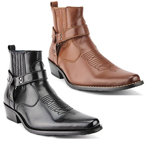 mens western ankle boot