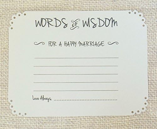 Words of Wisdom Advice Cards in Mocha-Set of 20