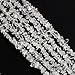 Natural Clear Crystal Quartz Irregular Chips Beads for Fashion Necklace Bracelet Earrings Jewelry Gift Decoration Making Supply One Strand 31 Inch