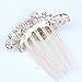 niceEshop(TM) Elegant Luxury Colorful Rhinestone Butterfly Hair Clips,Purple