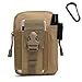LingAo Tactical Molle Pouch EDC Utility Gadget Belt Waist Bag, Camping Hiking Outdoor Gear Cell Phone Holster Holder for iPhone 6/6S