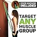 Aylio Resistance Bands and Door Anchor for Exercise, Fitness, Physical Therapy, Pilates Workout, Stretching | 6 Feet Long