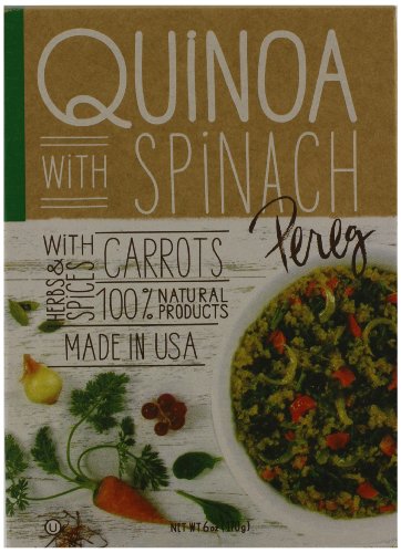 Pereg Gourmet Quinoa, Spinach, 6-Ounce
