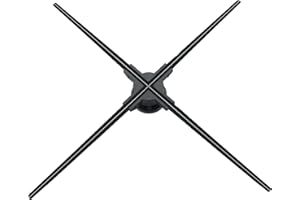 HOLOSPIN Ultra 3D Hologram Fan 28.6 Inch,3D Holographic Fan with WiFi and Bluetooth,1184 Highlight LEDs and 2700cd/m² Brightness,1184px,2000 Free 3D Video,3D Holographic Projector for Store Display,Events