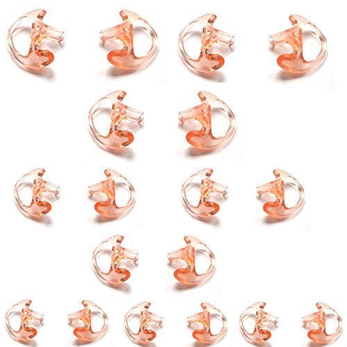 HYS Ear mold Earbud Replacement Earpiece Ear mold for Ham Radio Coil Tube Audio Kits (9 Pairs: 3 Pairs-Large, 3 Pairs-Medium, 3 Pairs-Small)