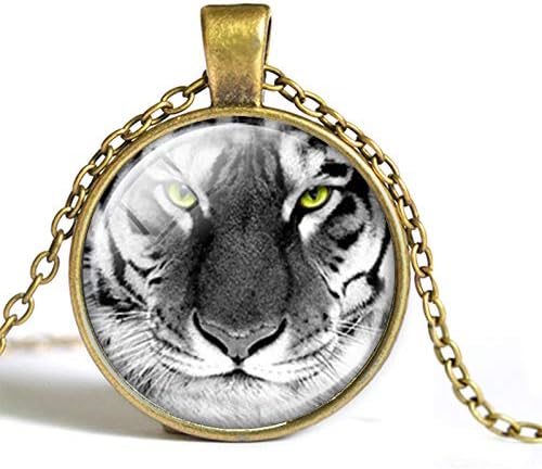 WJSAT Necklace Men And Women Jewelry Animal Time Glass Pendant Necklace Jewelry