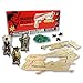 Bandit Guns Pump-Action Sheriff Shotgun Rubber Band Gun Craft Kit, Wood Finish