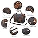 Gimay 15 inch Messenger Bag Canvas Briefcase Laptop Computer Bag (black-1)