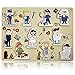 Wooden Chunky Puzzle Profession People Pieces - Learning Educational Puzzle Board with Free Standing Pieces for Toddlers & Kids (10 pcs) Gleeporte
