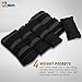 JBM Adjustable Ankle Weights Wrist Leg Weights (11 lbs per Ankle)