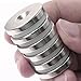 DIYMAG 6 Pack 1.26”D x 0.2”H Neodymium Disc Countersunk Hole Magnets. Strong, Permanent, Rare Earth Magnets,with 6 Screws