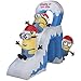 Airblown Inflatable - Minions Naughty or Nice Slide with Kevin, Stuart, and Bob - 10 Feet Wide