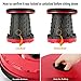 ELECOOL Camp Stool,Plastic Retractable Stool Holds up 330 Lbs with Pulling from 2.4 to 18 Inches Lightweight Portable Stool for Travel Camping Fishing Garden BBQ, Kitchen,Party Supplies(Red)thumb 3