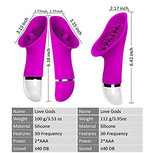 Oral Tongue Simulator Stimulator-Silent&Waterproof Variable Speed Vibration Wand 726