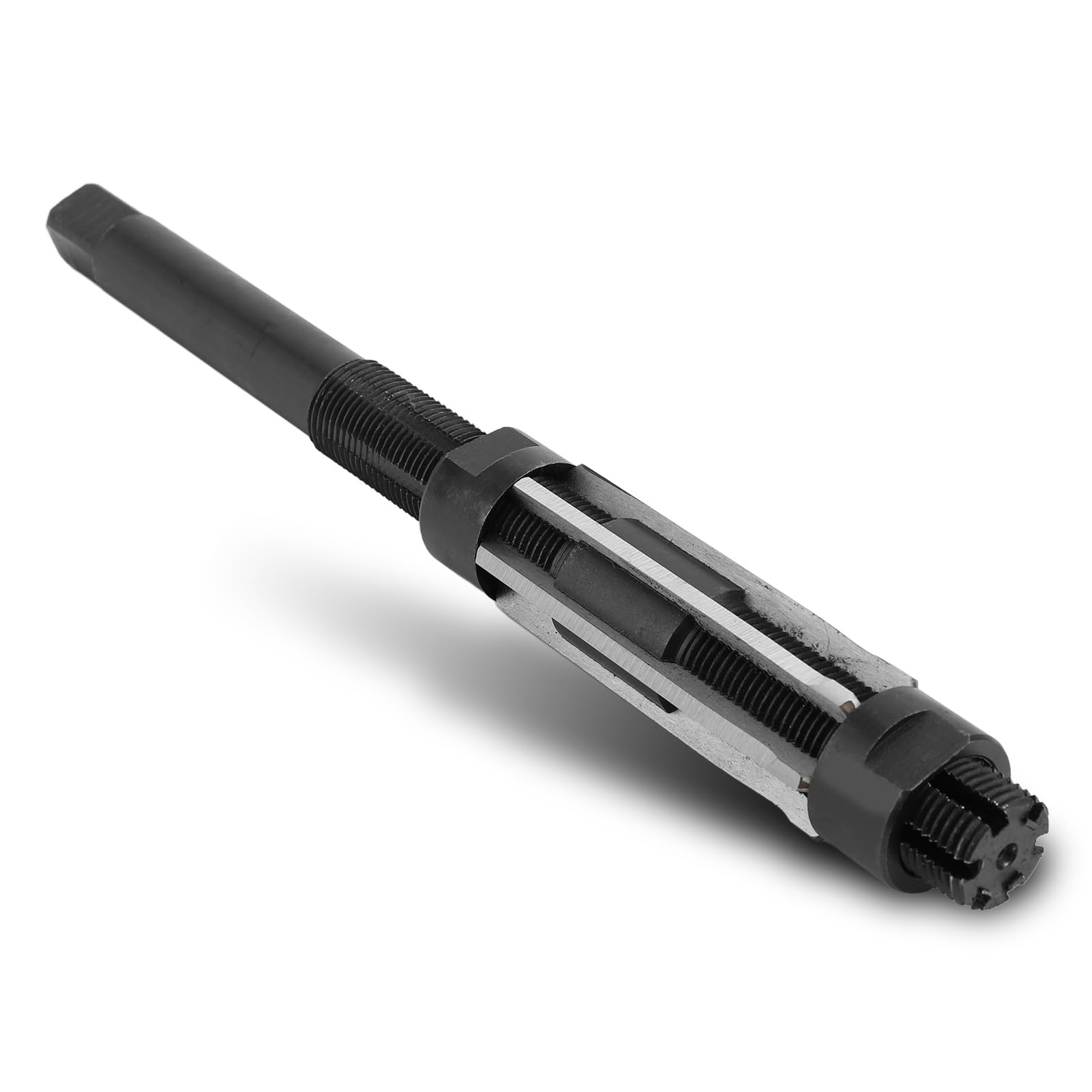 Yosoo Health Gear Adjustable Hand Reamer, 9CRSI, Straight Shank, Adjustable and Flexible, Made with Fine Workmanship, Friction Cutting Tool for High Precision Cylindrical Drilling