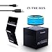 Aolaifo Bluetooth Shower Waterproof Speaker - IP67 Water Resistant Wireless Speaker with Suction Cup, 5W Driver, Build-in Microphone for Hands-Free, FM Radio, LED Light Functions for Bathroom