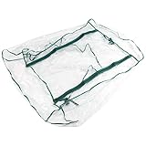 Fdit Portable Winter Outdoor Transparent PVC Mini Greenhouse Cover Waterproof 27.17