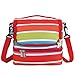 Wildkin Kids Two Compartment Insulated Lunch Bag for Boys and Girls, Perfect Size for Packing Hot or Cold Snacks for School and Travel, Lunch Bags Measures 9 x 8 x 6 Inches, BPA-free (Bright Stripes)