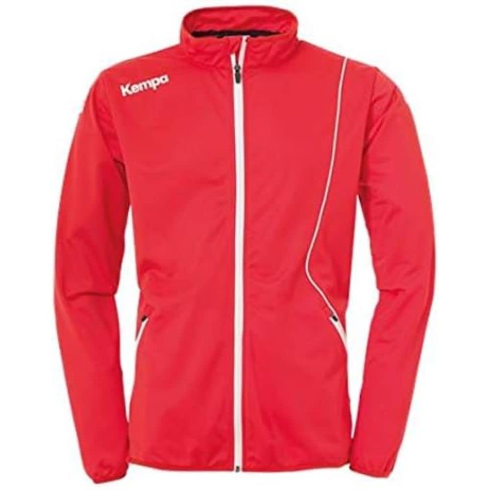 Kempa Curve Classic Jacket Men's Jacket - Red White, 4X-Large