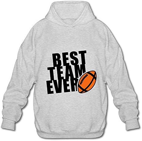 BEST FOOTBALL TEAM EVER Designer Men's Hooded Sweatshirt For Fall/Winter