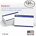 Waterproof Plastic Name Tags ID Card Holder Lanyards for Kids Name Labels School Camp Field Trip Business Event Trade Show Conference Badge Holders Name Tag with Lanyard (Black Horizontal, 120 Sets)