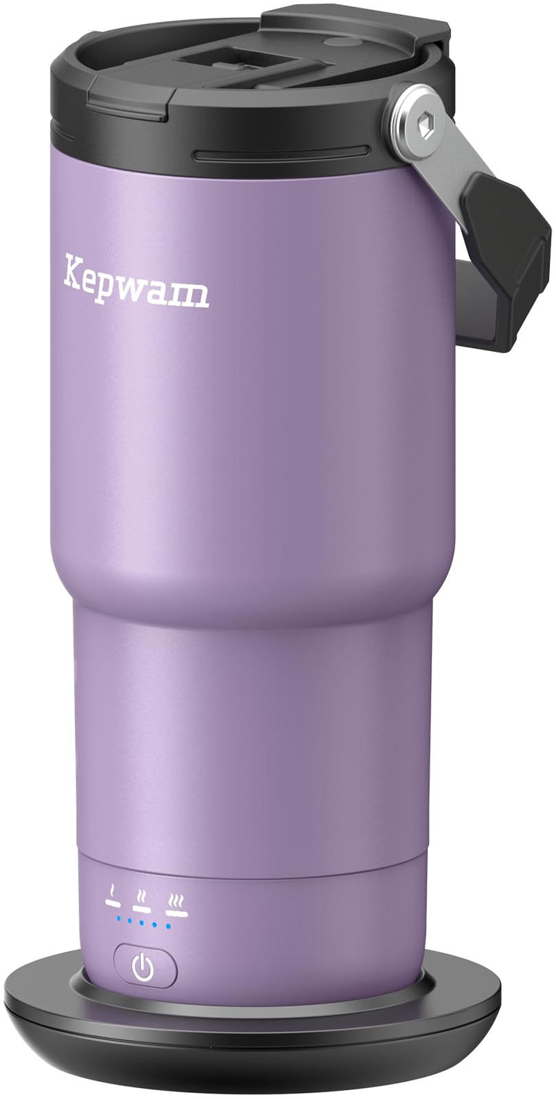 Photo 1 of Kepwam T3 Self-Heating Travel Mug 20oz, Temperature-Controlled Coffee Warmer Mug, Smart Travel Coffee Mug Keep Coffee Drinks Hot, Heated Mug Great for Driver Outdoor Fits Car Cup Holders