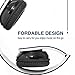 Wireless headset V4.1 Bluetooth Foldable Hi-Fi Stereo Over-Ear Headphone with 3.5mm Audio Jack MIC for Smart Phones & Tablets - Black