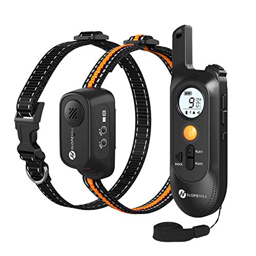 Slopehill Dog Training Collar with Voice Commands, Beep, Vibration and