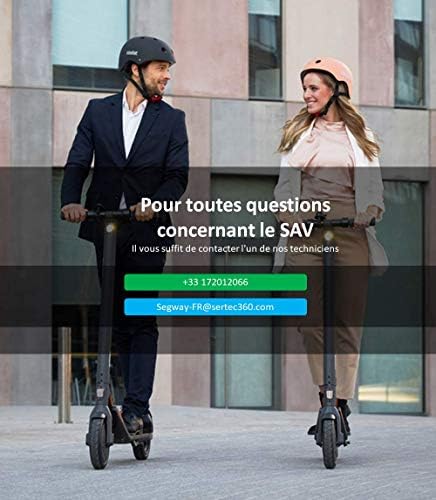 Ninebot by Segway Drift W1 Skate à électrique Mixte Adulte, Noir, unique