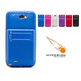 Hyperion Samsung Galaxy Note II Extended Battery HoneyComb Kickstand TPU Case Blue