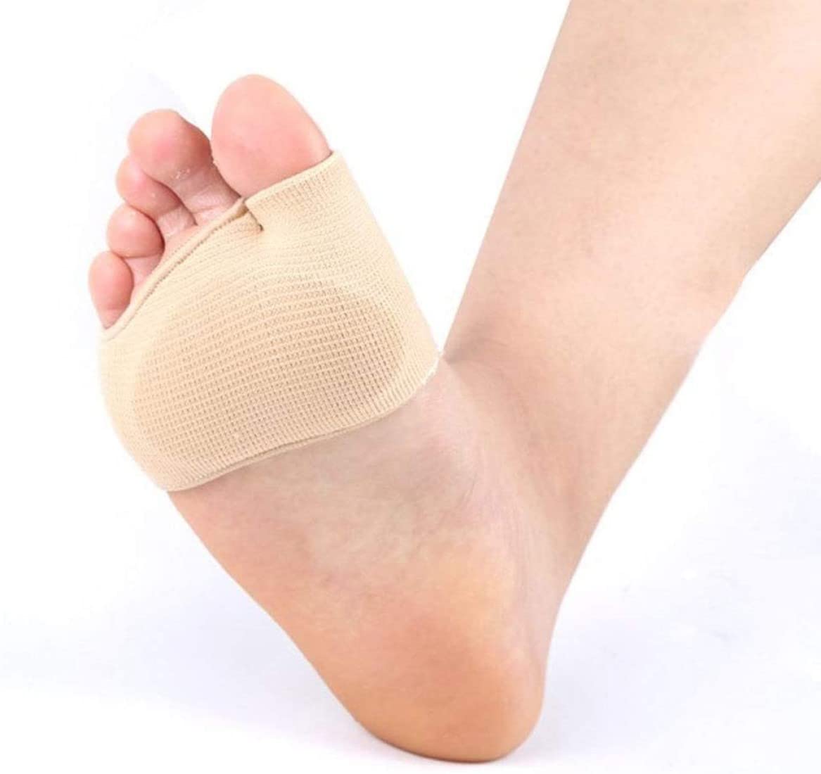 Pedimend™ Gel Metatarsal Sleeves | Anti Slip Metatarsalgia Inserts with Gel Cushion | Fabric Ball of Foot Gel Pads Cushions | Hard Skin Morton's Neuroma Pads | Provide Relief from Corns Calluses