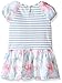 Pippa & Julie Girls' Stripes and Flowers Dress
