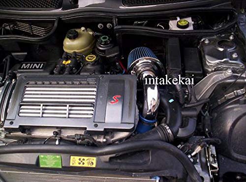 PERFORMANCE AIR INTAKE INTAKE FOR 2000-2006 Mini Cooper S 1.6 1.6L Supercharged R53 w/Manual Transmission Engine (BLACK)
