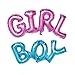 AnnoDeel 2 pcs BOY GIRL Letter Balloons, 40