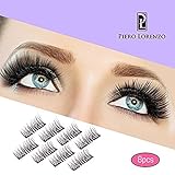 8x Magnetic Eyelashes Glue-free 3D Reusable Dual Magnet Premium Quality Natural Look Best False Lashes
