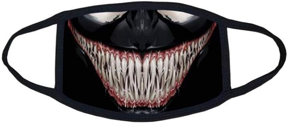 Shancon Cosplay Mask Cotton Dustproof Black Winter Warm Adult Unisex Halloween 2020