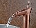 Rozin Antique Copper Tall Bathroom Vessel Sink Faucet Single Lever Countertop Mixer Tap