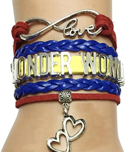 DOLON Wonder Woman Bracelet Womens Jewelry for Wife Mom