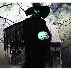 Haunted Hill Farm HHWITCH-2FL Life-Size Animated