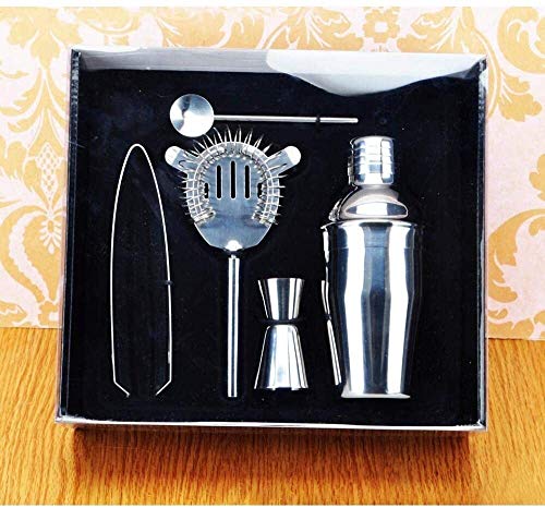 Hancoc Cocktail Shake Cocktailherstellung Set, Premium Home Bartending und Cocktail Set mit Kasten 5 Stück Home Mixology… – Bild 5