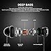 COWIN HE8D Active Noise Cancelling Bluetooth Earbuds, Wireless In-Ear Bluetooth Headphones with Hard Travel Case Built in Microphone Volume Control Enhanced Bass Ear buds- Sliver