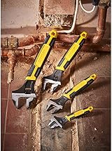 Stanley 090947 MaxSteel Adjustable Wrench 6 Inch Black Bi-Material Handle view 16