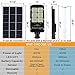 300W LED Solar Street Lights Outdoor Lamp, Dusk to Dawn Security Flood Lights with Remote Control, Motion Sensor, 660 LED, Waterproof, Ideal for Parking Lot, Stadium, Yard, Garage (Cool White)