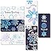 BEST PAPER GREETINGS Money Envelopes for Cash Gifts - 36 Pack, 3.6 x 7.25 Inch, Snowflake Winter Designs - Money Card Holder