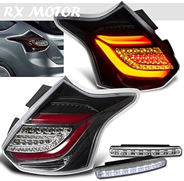 2012-2014 Year For FORD Focus 3 Hatchback LED Strip Tail Lights Rear Lamps Red