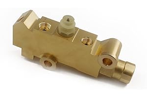 UTSAUTO PV4 Brass Brake Proportioning Valve Disc/Disc Brake System Combination Valve