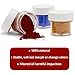 Premium Oxide Pigment Powder Colorants Set - 8 Beautiful Colors for Hand Soap Making Kit (.5 oz ea) - Red, Blue, Yellow, Lavender, Green, Brown, Black, Violet - Non Bleeding Colorant