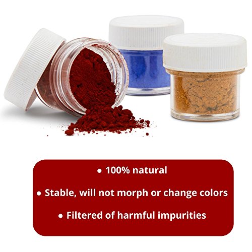 Premium Oxide Pigment Powder Colorants Set 8 Beautiful Colors for